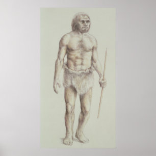 Neanderthaler Man Poster