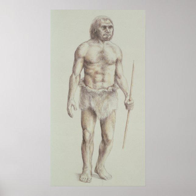 Neanderthaler Man Poster (Vorne)