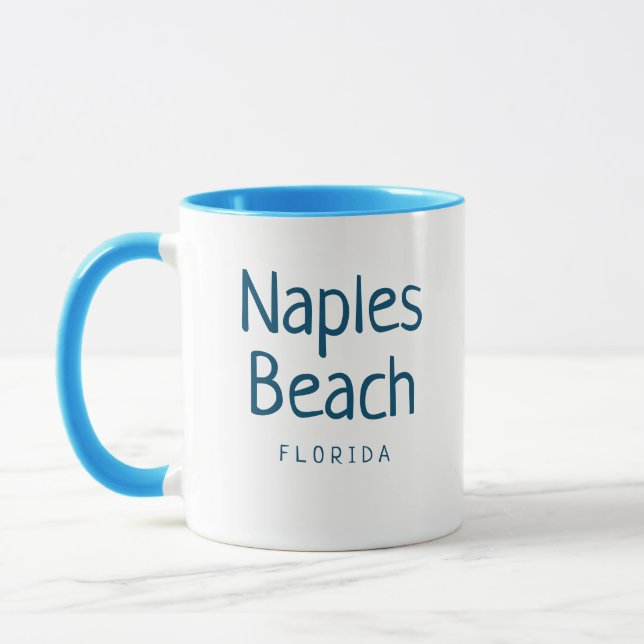 Neapel Beach Florida Kaffee Tasse (Links)