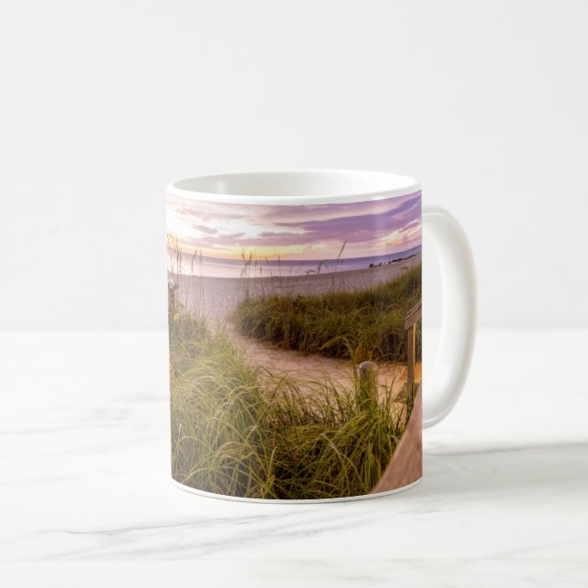 Neapel Beach Florida Kaffeetasse (VorderseiteRechts)