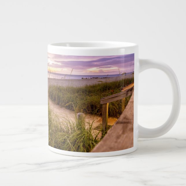 Neapel Beach Shore und Calm Ocean| Florida Jumbo-Tasse (Rechts)