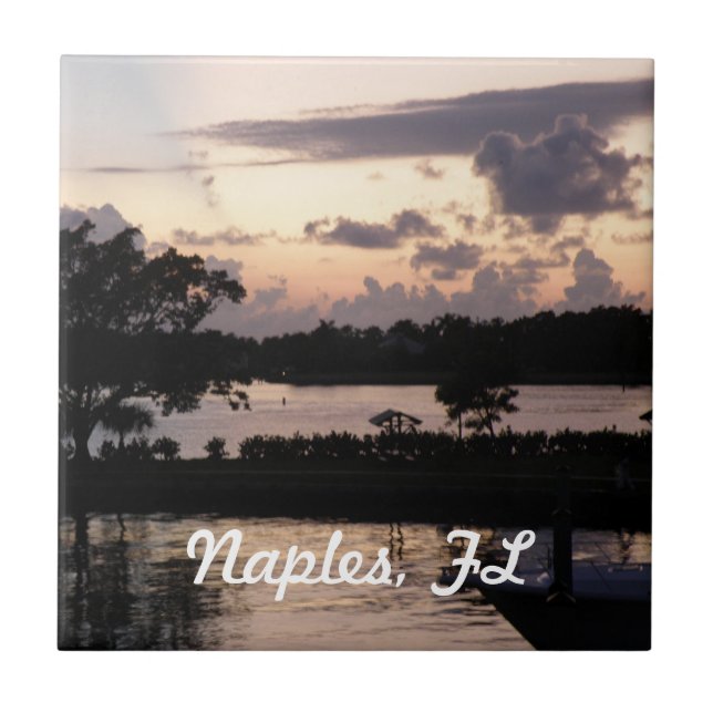 Neapel-Fliese Fliese (Vorderseite)