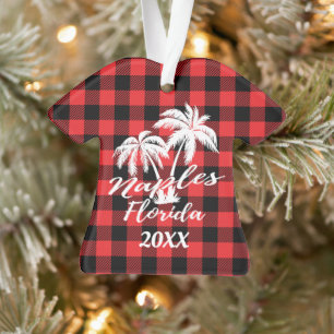 Neapel Florida Palm Tree Beach Personalisiert Ornament