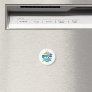 Neapel Florida Retro Vintage explodierender Sonnen Magnet