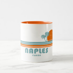 Neapel Florida Sun Palm Trees Zweifarbige Tasse