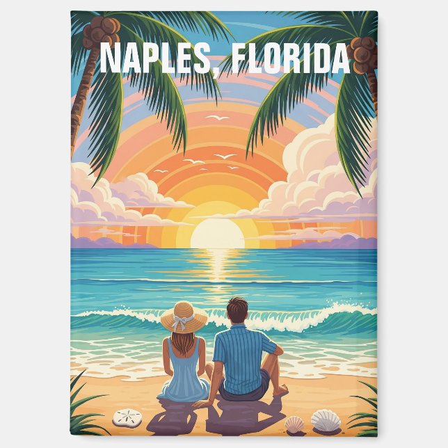 Neapel Florida Travel Magnet (Vorderseite)