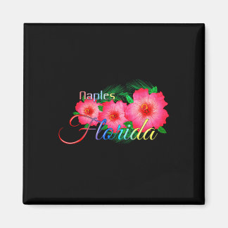 Neapel Florida Tropische Blume Familienurlaub Magnet