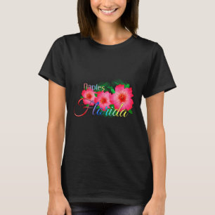 Neapel Florida Tropische Blume Familienurlaub T-Shirt