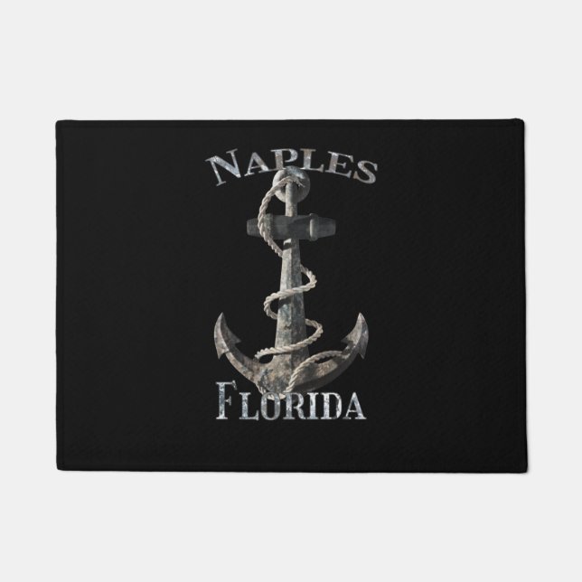 Neapel Florida Urlaub Nautical Anchor Segeln Fußmatte (Vorderseite)