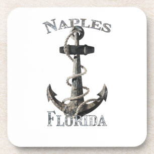 Neapel Florida Urlaub Nautical Anchor Segeln Getränkeuntersetzer