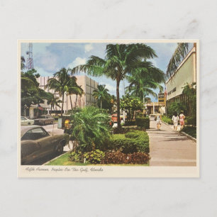 Neapel, Florida Vintage Fifth Avenue 1960er Jahre Postkarte