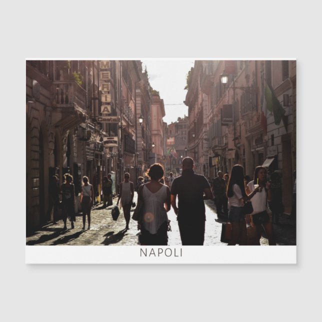 Neapel-Gebäude (Napoli) Magnetkarte (Vorderseite)