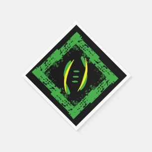 Neapel (grün/gelb/schwarz) serviette