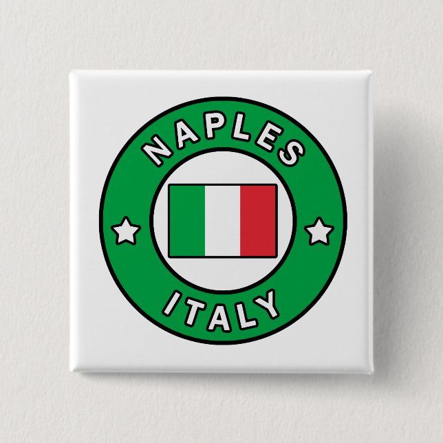 Neapel Italien Button (Vorderseite)