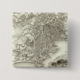 Neapel, Italien Button