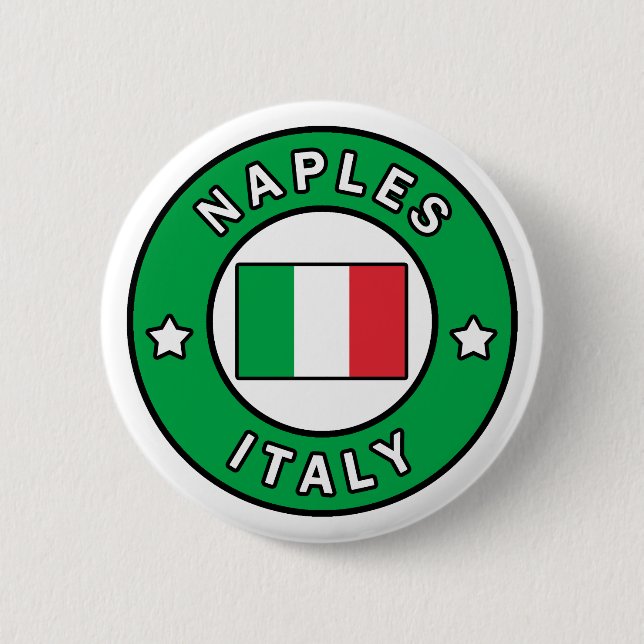 Neapel Italien Button (Vorderseite)