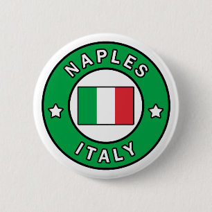 Neapel Italien Button