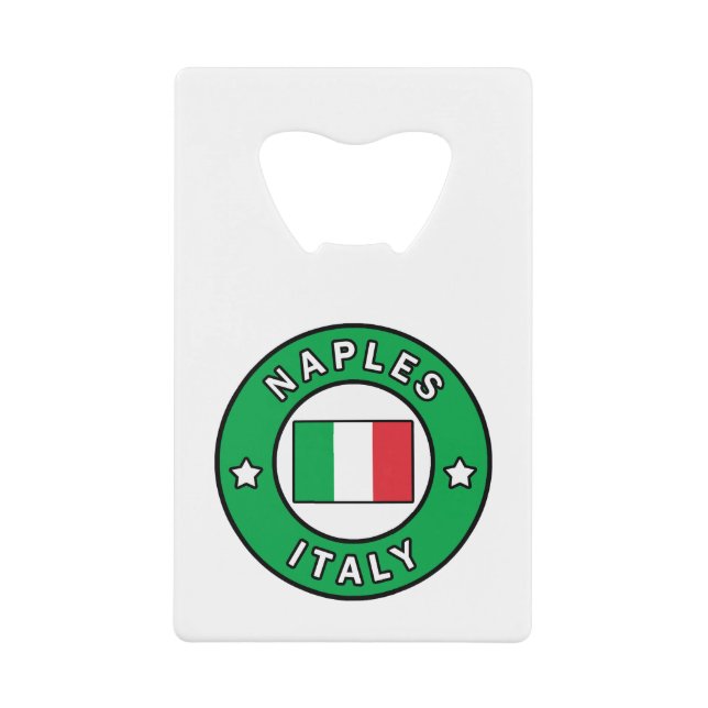 Neapel Italien Geldbeutel Flaschenöffner (Vorderseite)