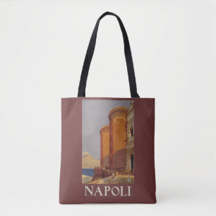 Neapel Italien Jahrgangsreisetaschen