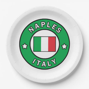 Neapel Italien Pappteller