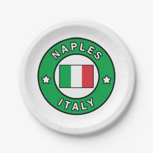 Neapel Italien Pappteller