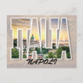 Neapel, Italien Postkarte