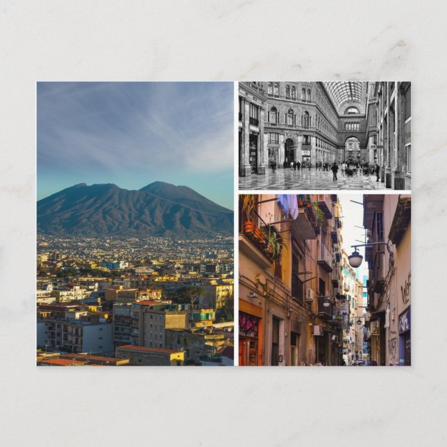 Neapel Italien Postkarte (Vorderseite)