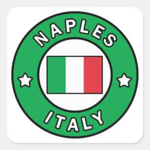 Neapel Italien Quadratischer Aufkleber