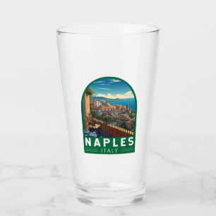 Neapel Italien Reise Kunst Vintage Glas