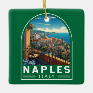 Neapel Italien Reise Kunst Vintage Keramikornament