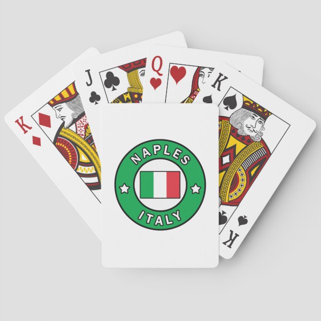 Neapel Italien Spielkarten (Rückseite)