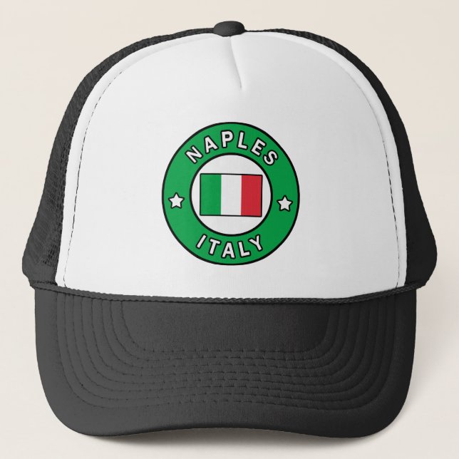 Neapel Italien Truckerkappe (Vorderseite)