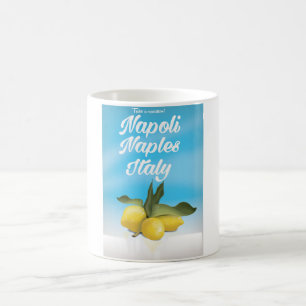 Neapel, Neapel, Italien Lemons Vintage Reiseplakat Kaffeetasse