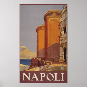 Neapel (Neapel) Reiseplakat Poster