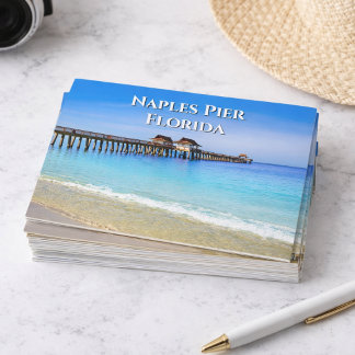 Neapel Pier Florida Blauer Ozean Postkarte
