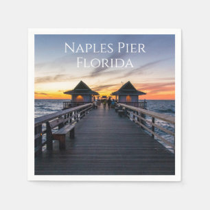 Neapel Pier Florida Ocean Beach Serviette