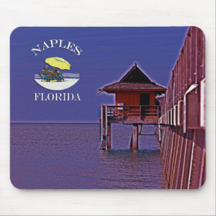 Neapel-Pier in den Blues Mousepad