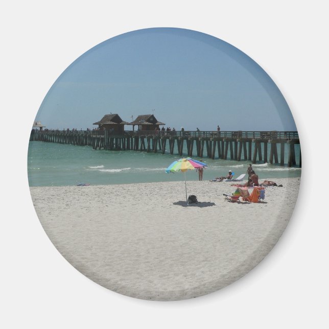 Neapel Pier, Neapel Florida Magnet (Vorne)