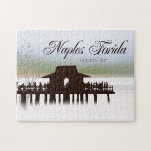 Neapel-Pier-Puzzlespiel Puzzle