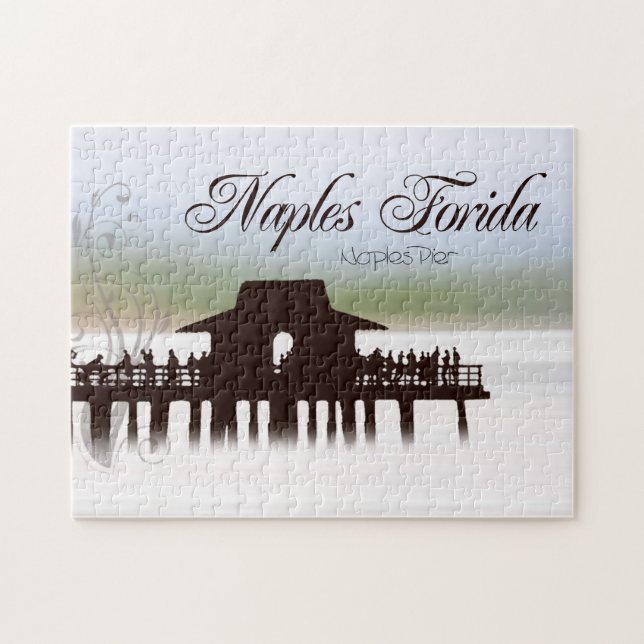 Neapel-Pier-Puzzlespiel Puzzle (Horizontal)