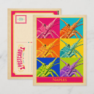 Neapel Postkarte Florida Hummer Vintage Pop Art