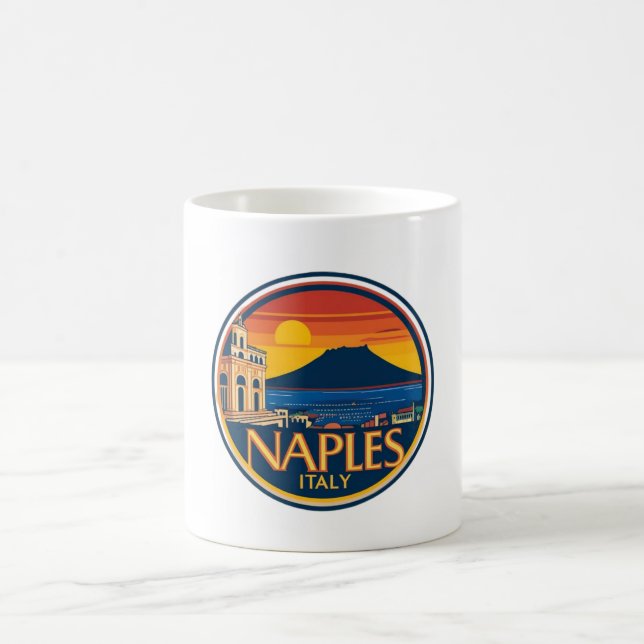 Neapel Skyline 1 Kaffeetasse (Mittel)