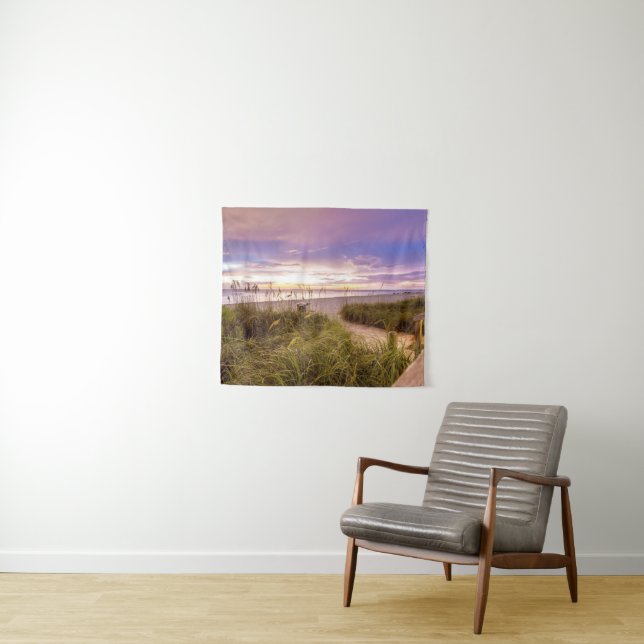 Neapel-Strand Florida Wandteppich (Beispiel (Horizontal))