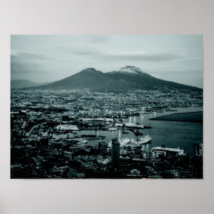Neapel Vesuvius Poster