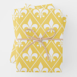 Neapel Yellow Lilie Geschenkpapier Set