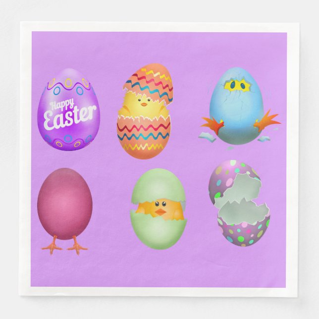 Neapel zu Ostern Serviette (Vorderseite)