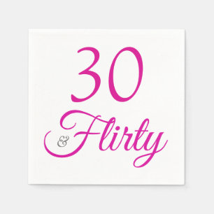 Neapel zum 30. und Koketten Geburtstag in Rosa und Serviette