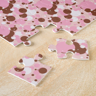 Neapolitan Dots 01-Lt Pink-JIGSAW PUZZLE