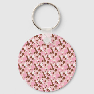 Neapolitan Dots 01-Lt Pink-SCHLÜSSELANHÄNGER Schlüsselanhänger