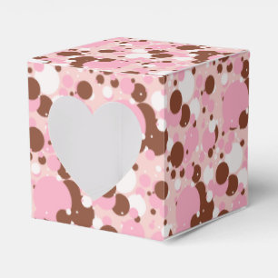 Neapolitan Dots 01-Rosa Lt-Sq HERZFARBBOXES Geschenkschachtel